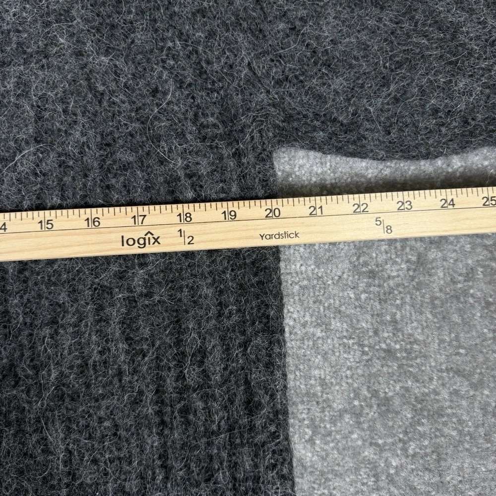 Kate Spade Saturday Sweater Women's Medium Gray Alpaca‎ Wool Blend Long Sleeve